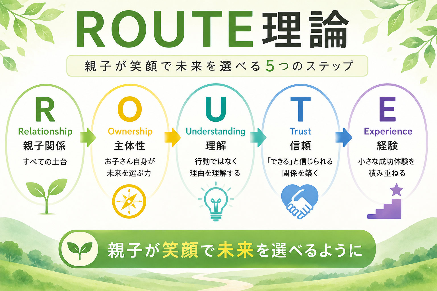 不登校支援で大切なのは勉強ではない。「ROUTE理論」という新しい支援の考え方
