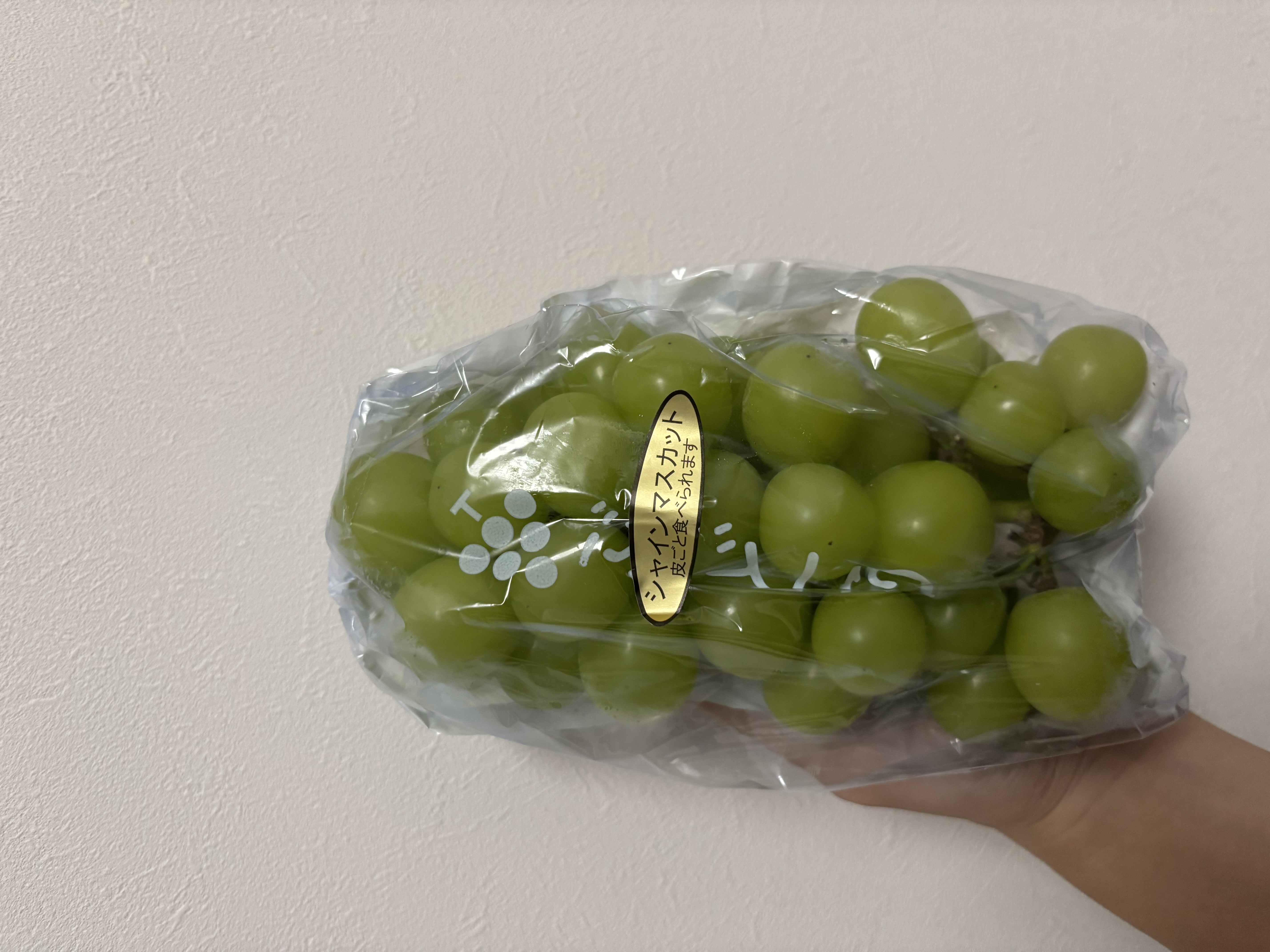 美味しすぎたシャインマスカット。ごちそうさまでした！！